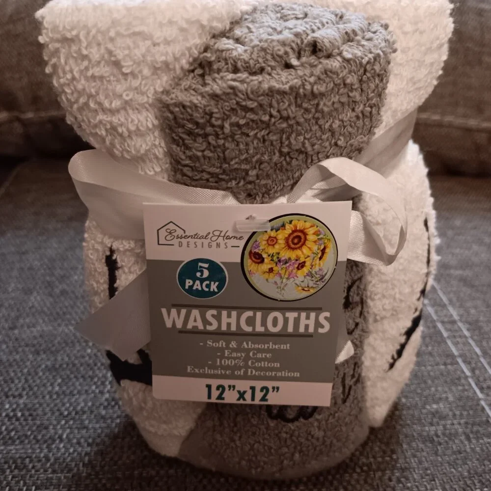 Decorative Washcloths (Set of 5)